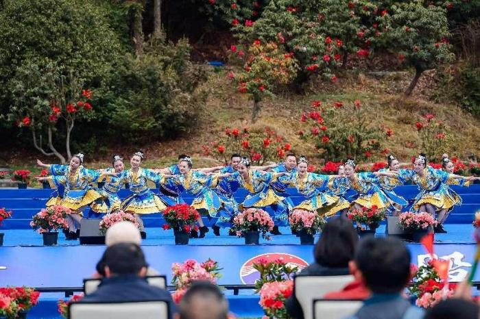 第五届全国广场舞总决赛在贵州毕节百里杜鹃管